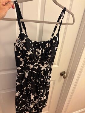 B Smart Cotton Mini Dress with Built-in Bra